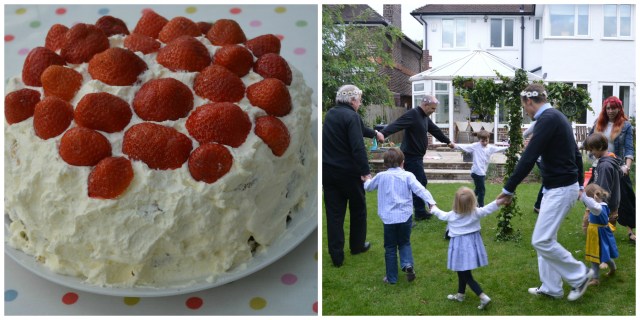 I made a traditional strawberry cake and we all danced around the midsummer pole. I'm sure the neighbours think we're mad!