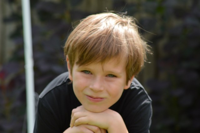 My handsome first born. Can't believe he will be ten this autumn!